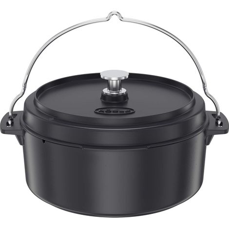Rosle VARIO Dutch Oven, Forno Olandese di Elevata Qualità in Ghisa Smaltata, Coperchio Utilizzabile come Padella con Maniglia, 8.5 L (1/5)