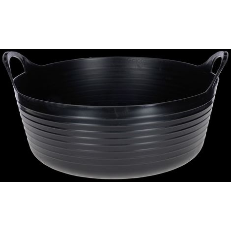 Kerbl Trog FlexBag schwarz (Fassungsvermögen 15 Liter, Futtereimer) 3228265