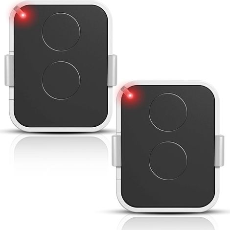 433,92 Mhz Inti Era Télécommande Portail Pour On2E, 2 Canaux Télécommande Pour Portail, Code Tournant Sécurisé, Compatible Récepteurs Automatisés, Noir/Blanc, 2Pcs (1/5)