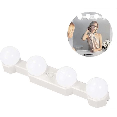 1 lampe de maquillage avec miroir, fonctionne sur USB. (1/3)