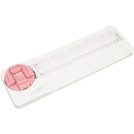 Coupe-papier 4 en 1 : droit, courbe, pointillé, ligne de pliage, outil polyvalent pour loisirs créatifs, angle de coupe de 45 à 90°, témoin lumineux rouge. (1/5)