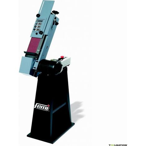 Lijadora de banda industrial FEMI con base - Trifásica 1600W Banda 120 x 1750 mm - 8266232