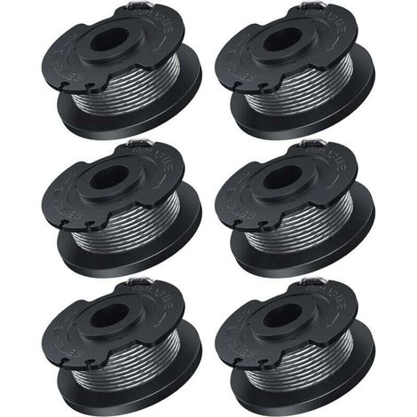 Enowelir Ø1,6 mm-5m de Longueur Fil Coupe Bordure Compatible avec Bosch Convient pour Coupe-Bordures Sans fil EasyGrassCut,Contient 6 Pièces F016800569 Bobine Coupe Bordure (1/5)