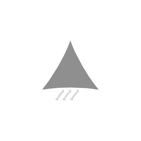 2x2x2 Voile d'ombrage triangulaire en polyester avec protection UV - Tissu imperméable (1/5)