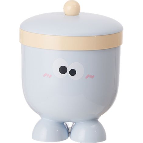 Wattestäbchenbox (1 Stück), Aufbewahrungsbox, Badezimmer, Ankleidezimmer, Wohnzimmer, Küche, Zahnstocherbox, kleine Aufbewahrungsbox, Blau (1/5)