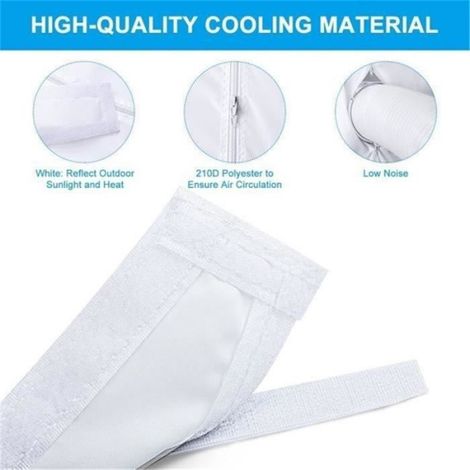 Tissu De Calfeutrage - 300 cm - Pour Climatiseur Mobile Et Sèche-Linge - Fenêtre Ouverte - 1 Pièce (1/4)