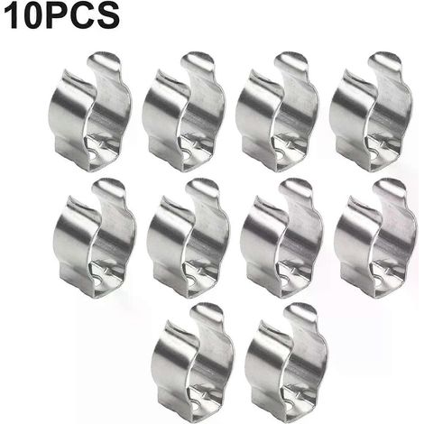 10 pinces à ressort Terry pour outils, 6/10/12/16/19/25/28 mm, en acier inoxydable, à base étroite. (1/5)