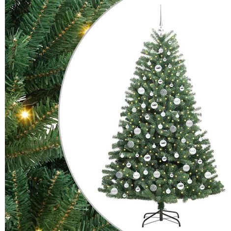 Sapin de Noël Artificiel à Branches Articulées Vert 180 cm vidaXL