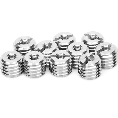 10 inserts filetés, outil de réparation, écrou réducteur mâle/femelle, visserie en acier inoxydable (1/5)
