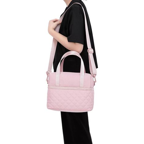 sac isotherme étanche en nylon de taille moyenne pour femme, étanche porté bandoulière ou la main co (1/5)