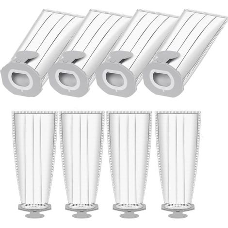 Lot de 8 sacs d'aspirateur pour aspirateur sans fil Vorwerk Kobold VK7, Kobold FP7 Premium Sacs filtrants de rechange VK7 FP7 (1/5)