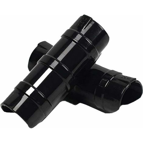 24 Pcs Bâtiments De Jardin Tube Clip PC Serre Cadre Pinces De Tuyau Tube Film Clip pour Serre Bannière Cadre Abris Noir 19Mm (1/4)