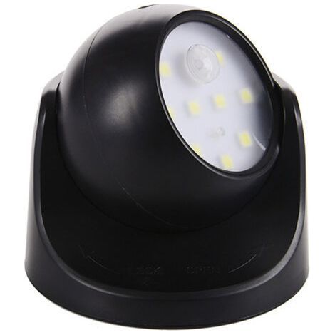 Cette applique murale extérieure est dotée d'un détecteur de mouvement, d'un éclairage LED extérieur clignotant, d'un éclairage sans fil alimenté par batterie et prend en charge une rotation (1/5)