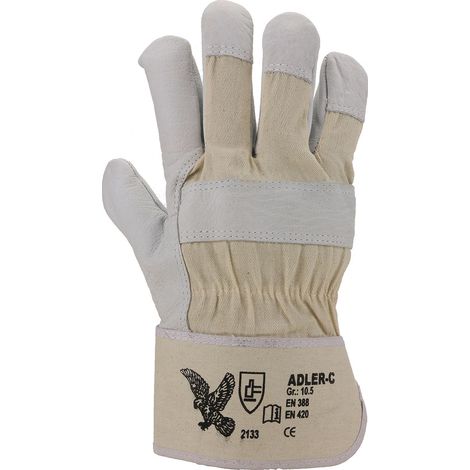 Gant Adler-C Taille 10,5 couleurs naturelles cuir fleur de vachette (1/3)