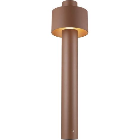 Lampe de jardin design Photoni Cyl Pole 75 Brun rouille 75cm - 1008194