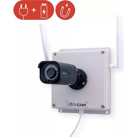 Contrôleur 4G (aimanté avec batterie) + Caméra 4K / Détection intelligente / Vision nocturne + Carte SD (UltraCAM) (1/5)