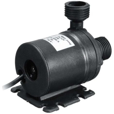 BUNTHAUS PA Aiperq DC12V 5M 800L/H Pompe Submersible Haute Performance à Faible Bruit Buse 4 Points Pompe à Courant Continu Sans Balai, Câble 50 Cm (1/5)