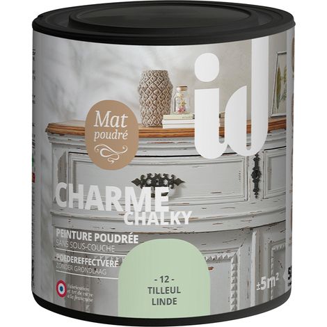 ID VERNICE OPACA E LAVABILE SENZA PRIMERCHARME COLORE VERDE TIGLIO - 0.5 LT (1/5)
