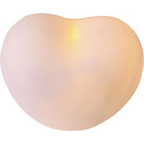 Ortviai Veilleuse LED en Forme de Cœur Blanc – Lumière Douce et Compacte avec Pile Intégrée, Idéale pour Chambre ou Bureau (1/5)
