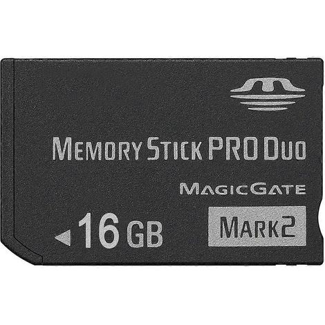 MARK2 Memory Stick Pro Duo Haute Vitesse (Capacité réelle à 100 %) (Noir)