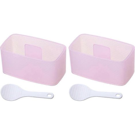 Sets Reisbällchenformen, Reislöffel, Sushi-Formen, Onigiri-Formen, Reisformen-10.5x6cm-Pink (1/3)