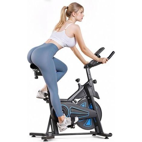 Wohnzimmerfahrrad - AGILERIDE - Leises Spinning - LCD-Bildschirm - Tablet-Halter (1/5)