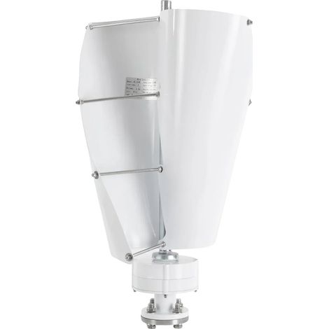 Éolienne, Design Hélicoïdal, Fonctionnement Silencieux, BLANC (1/2)
