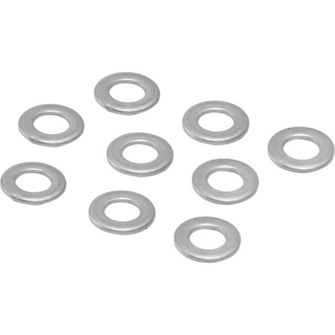 Kit de 120 Rondelles Métalliques Plates Inox 4x7mm pour Réparation et Bricolage (1/5)