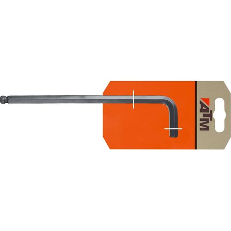 ATM - Llave hexagonal acodada en blister (Llave Allen) Punta x Largo - SW 1.5 x 46.5 mm