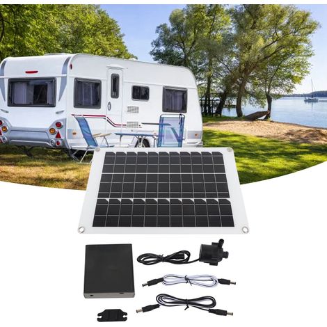 Pompe solaire submersible pour fontaine 20 W, silencieuse, 12 V (1/5)