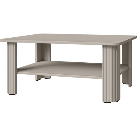 Mesa de centro Charlotte 213, Cachemira, 42x55x96cm, Diámetro: 0, Aglomerado laminado, Angular