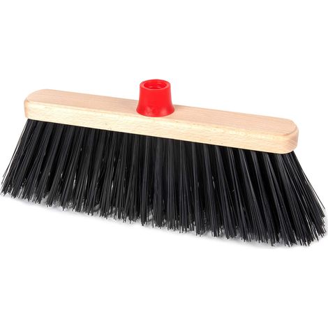 La Briantina Scopa Industriale da Esterno Outdoor per Giardini, Balconi e Vialetti, Robusta con Setole Fitte e Rigide, Larghezza 27.5 cm, Multicolore