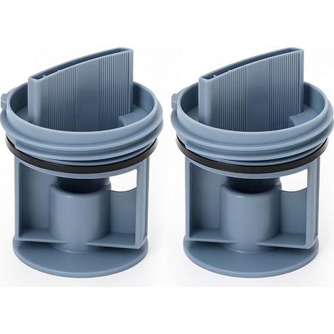 2 PCS Lint Filter Sieve Compatible with , Universal Drain Pump Cap Replacement 00647920 00605010 00602008, Durable Anti-Clog Part (1/5)