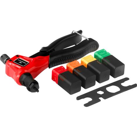 Riveteuse en aluminium à une main pour écrous à sertir Vorstahl M3-M6 x 200 mm (1/5)