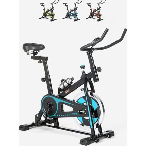 Fit Bike Professionale Volano Bicicletta Indoor 8kg Minerva - Azzurro