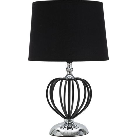 LÁMPARA DE MESA DARKY PLATEADO CM Ø28X44,5
