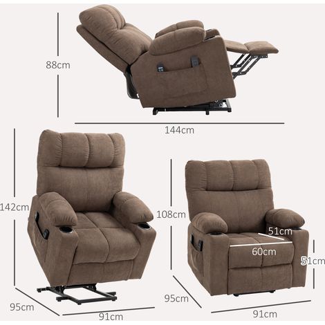 Fauteuil TV avec assistance assis à debout Électrique,fauteuil inclinable inclinable,fonction chauffage et massage,fauteuil TV avec système à ressorts