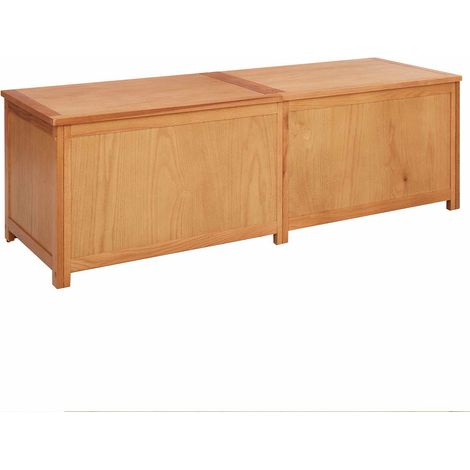 Storage Box Natural Engineered Wood vidaXL