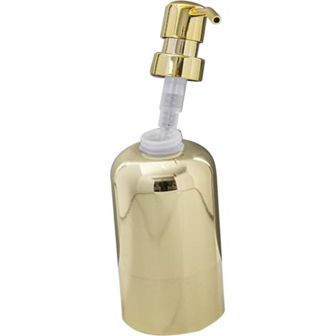 Nachfüllbarer Shampoo-Spender aus Edelstahl fürs Badezimmer, auslaufsichere Flasche für Gel-Lotion