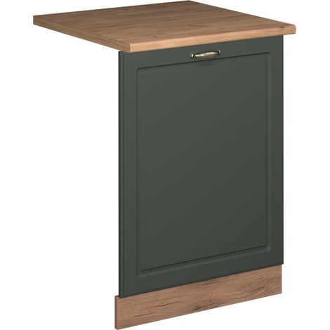 Façade de lave-vaisselle Fame-Line, Vert Or Campagne, 60cm , PT Chêne, Vicco