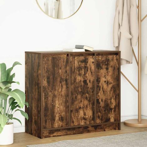 Sideboard Smoked Oak 85x34x76 cm Engineered Wood vidaXL (1/5)