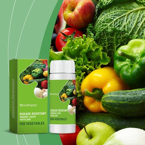 Gentle and moisturizing liquid fertilizer for fruits and vegetables, providing balanced nutrients for plants and vegetables, and improving soil quality -- 100ml (1/5)