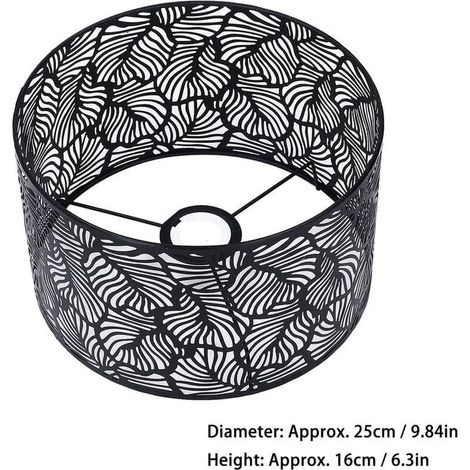 Abat-jour épuré design scandinave pour lampe de salon, compatible douilles E14 E27, idéal déco intérieure, housse luminaire simple et moderne (1/2)
