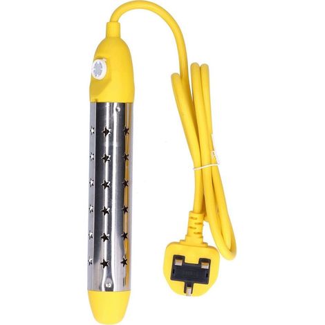 Thermoplongeur électrique Portable, Anti-brûlure, chaudière à eau avec mise hors tension automatique, 2500W, prise 220VUK (1/5)