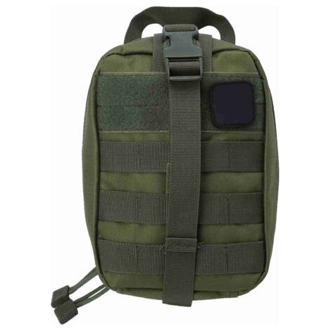 Sac de premiers secours tactiques d'extérieur Pochette d'urgence pour escalade Vert (1/5)