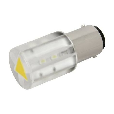Luce di segnalazione a LED CML 18560352 18560352 BA15d Potenza: 0.39 W