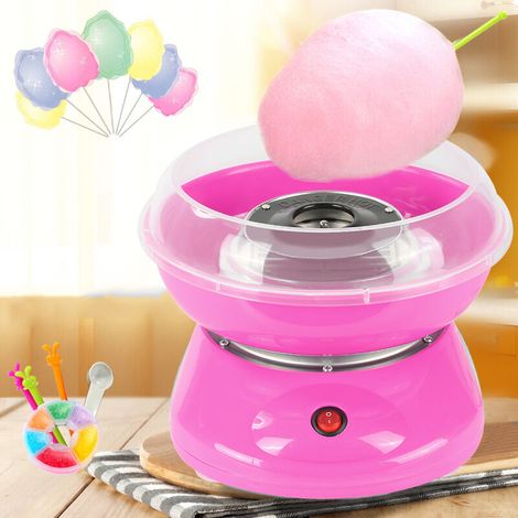 ® Machine à barbe à papa électrique, cadeau de fête de famille d'anniversaire,rose (1/5)