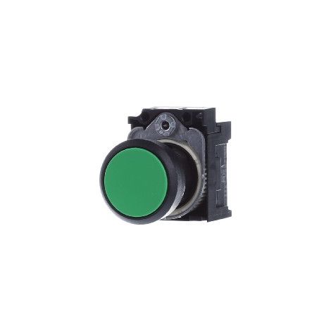 Siemens 3SU11000AB401BA0 3SU1100-0AB40-1BA0 Drucktaster Frontring Kunststoff, Betätiger flach Grün