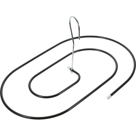 Cintre Spiralé pour Draps Et Couvertures Noir en Acier Solide, Étendoir à Linge Rotatif Multifonction, Séchoir Domestique Compact pour Balcon (1/5)