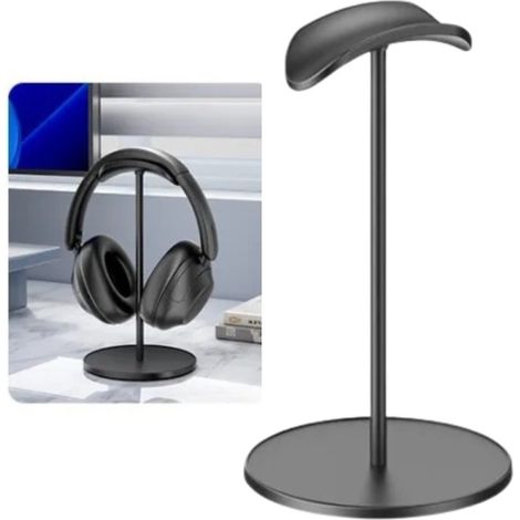 El soporte de escritorio para auriculares Vention KSOB0 combina funcionalidad y estilo en un diseÃ±o minimalista y elegante que se adapta perfectament